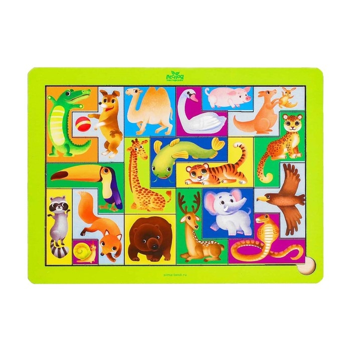 Головоломка. Тетрис &laquo;Животные мира&raquo;