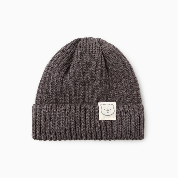 Шапка Крошка Я, р. 46-48см, 1-3 года, серый