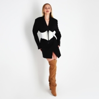 Ремень женский, ширина 12 см, на липучке, цвет белый Ремень женский, ширина 12 см, на липучке, цвет белый