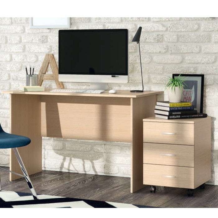 Стол письменный, 1200х630х750, Дуб сонома