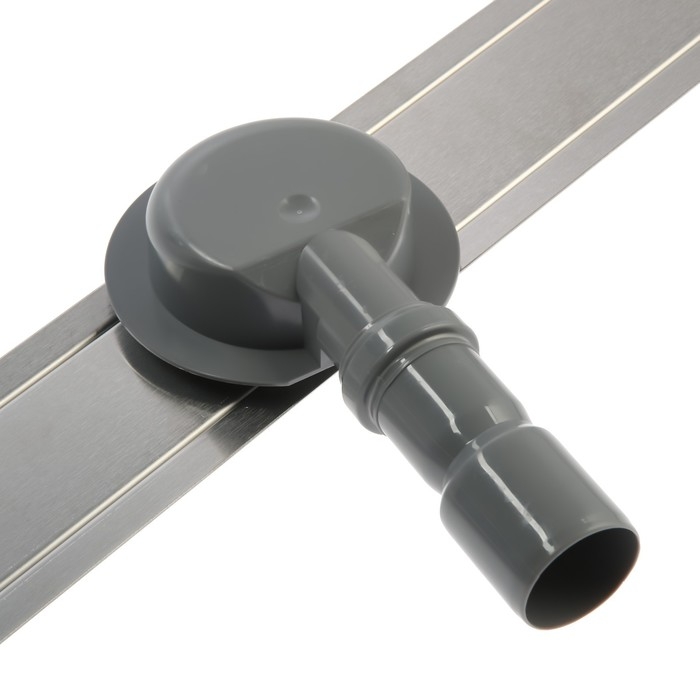 Трап ZEIN, c флaнцeм свободного вращения 360&deg;, 7х70 см, d=40/50 мм, нерж. сталь, сатин