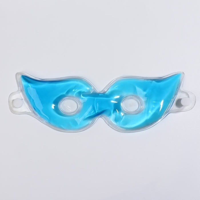 Маска для лица гидрогелевая, охлаждающая/согревающая, 20 &times; 7,5 &times; 0,5 см, цвет МИКС