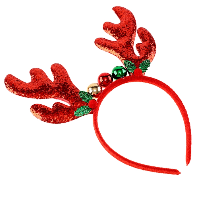 Карнавальный ободок &laquo;Новогодний&raquo;, цвет МИКС