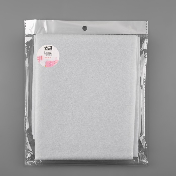 Флизелин клеевой точечный, 40 г/кв.м, 1 &times; 1 м, цвет белый