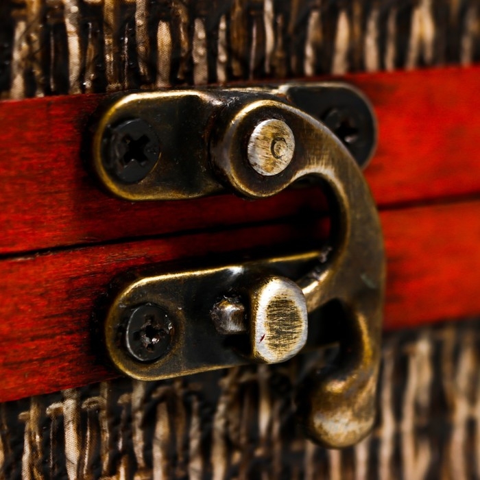 Шкатулка дерево сундучок Шкатулка дерево сундучок "Плетёнка" 10,5х15х9 см