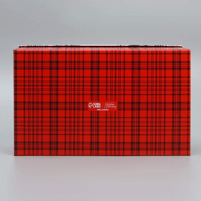 Коробка подарочная &laquo;Уютного нового года&raquo;, 32.5 х 20 х 12.5 см, Новый год