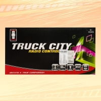 Грузовик радиоуправляемый &laquo;Тягач&raquo;, работает от батареек цвет красный