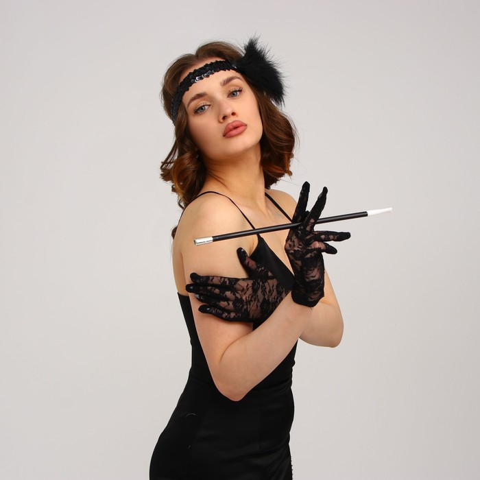 Карнавальный набор &laquo;Gangster party&raquo;, повязка, перчатки, мундштук