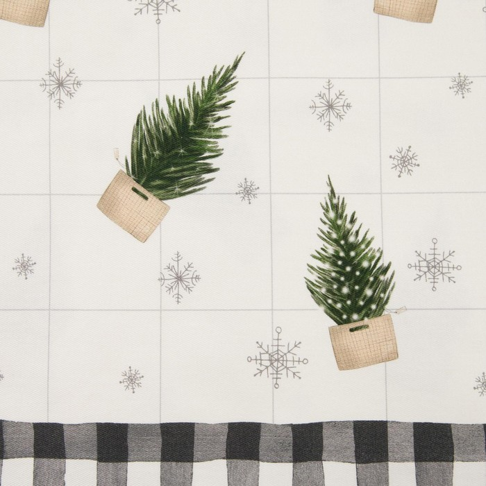 Скатерть новогодняя Этель Happy New Year 149х180см с ГМВО, 100% хлопок, 190г/м2 Скатерть новогодняя Этель Happy New Year 149х180см с ГМВО, 100% хлопок, 190г/м2