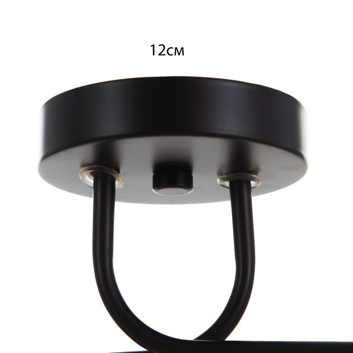 Люстра Люстра "Адель" 2х40Вт Е27 черный/золото 45х12х25см