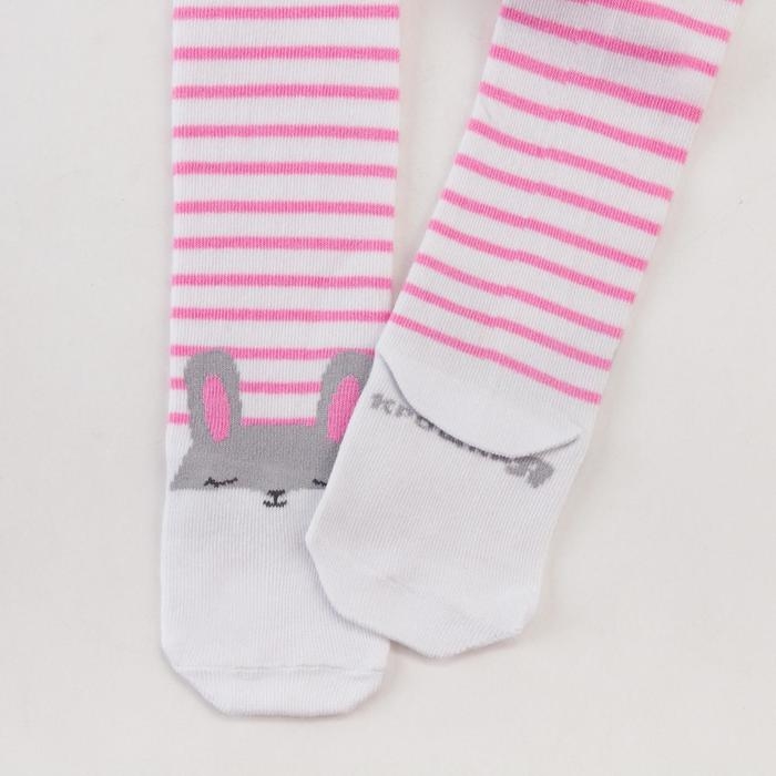 Колготки Крошка Я &laquo;Зайка&raquo;, цвет белый, рост 98-104 см