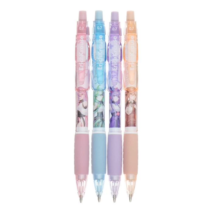 Карандаш механический, ErichKrause, "Manga", НВ, грифель d=0.7 мм, в тубусе, микс