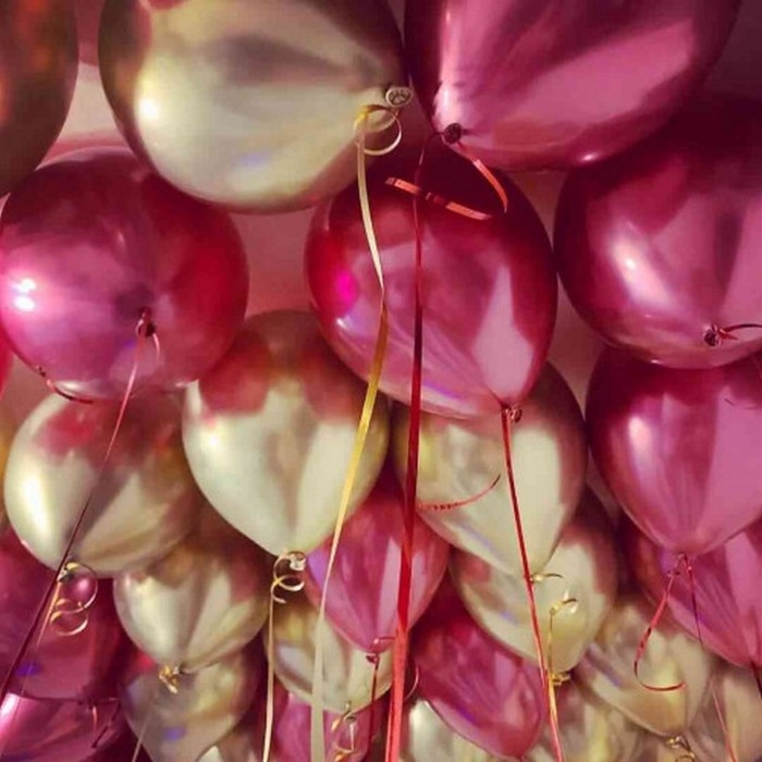 Шар латексный 12" &laquo;С юбилеем&raquo;, набор 15 шт.