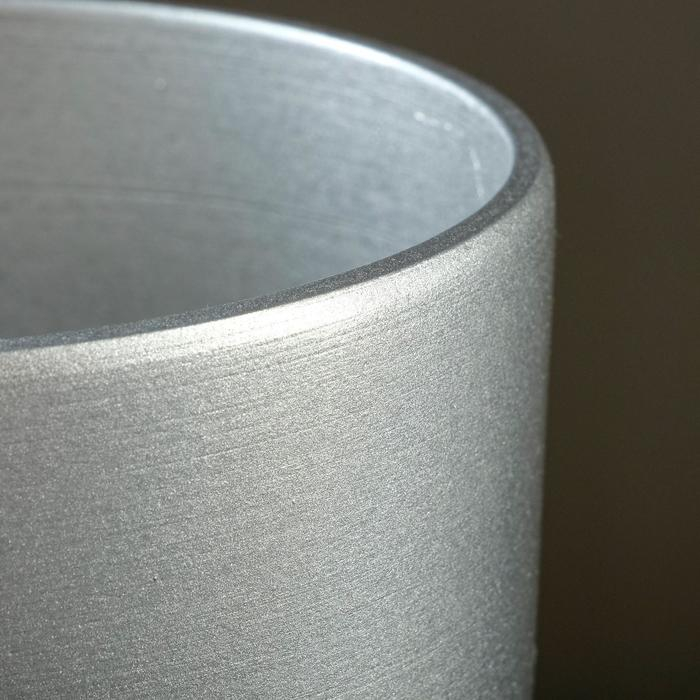 Горшок цветочный Горшок цветочный "Металлик" № 4 (D18) Цилиндр, 3,1 л