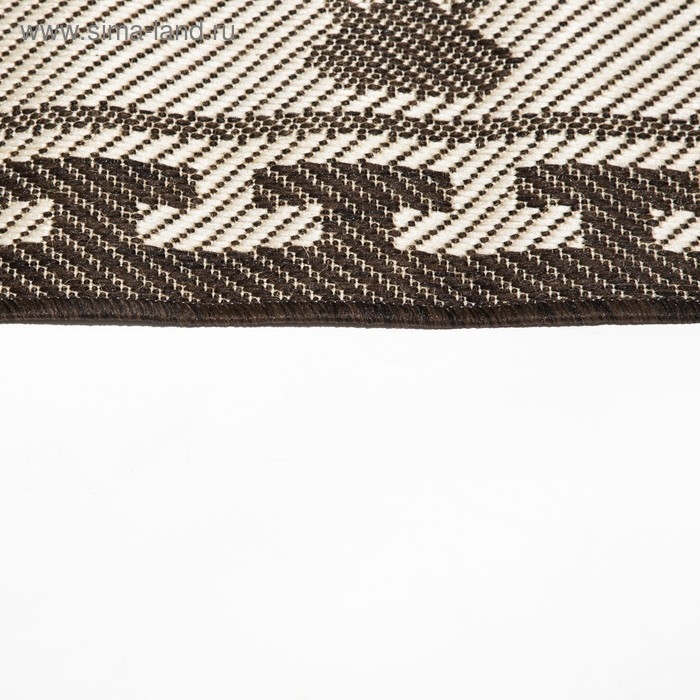 Ковер &laquo;Циновка&raquo;, овал 80х150 см