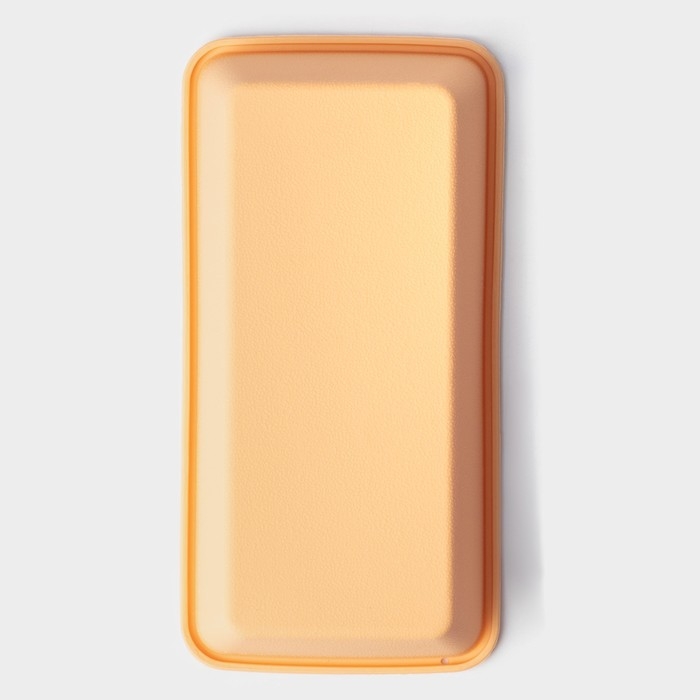 Форма для выпечки Доляна «Хлеб», силикон, 22×11×5,5 см, внутр.размер 20,7×10 см, цвет персиковый Форма для выпечки Доляна «Хлеб», силикон, 22×11×5,5 см, внутр.размер 20,7×10 см, цвет персиковый