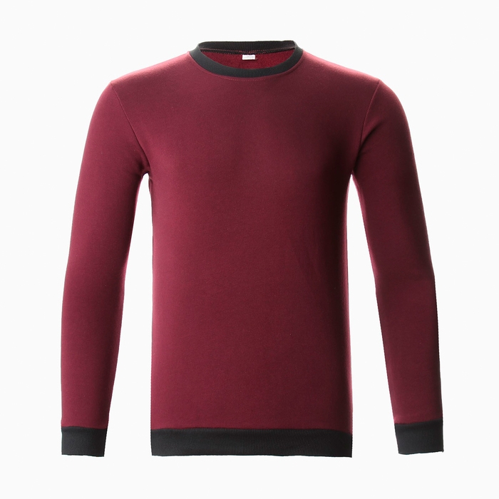 Свитшот мужской НАЧЁС, цвет бордо, размер 54