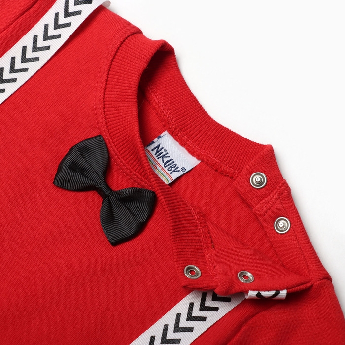 Комплект детский, цвет красный, рост 68 см