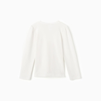 Джемпер для девочки школьный, цвет молочный, рост 116 см Джемпер для девочки школьный, цвет молочный, рост 116 см