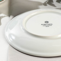 Тарелка фарфоровая плоская DOTS menta, d=20 см, цвет бирюзовый Тарелка фарфоровая плоская DOTS menta, d=20 см, цвет бирюзовый