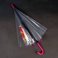 Зонт детский «Верю в чудеса!» прозрачный, d=90см Зонт детский «Верю в чудеса!» прозрачный, d=90см