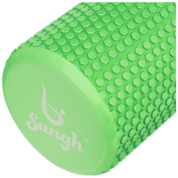 Ролик массажный Sangh, 45х15 см, цвет зелёный