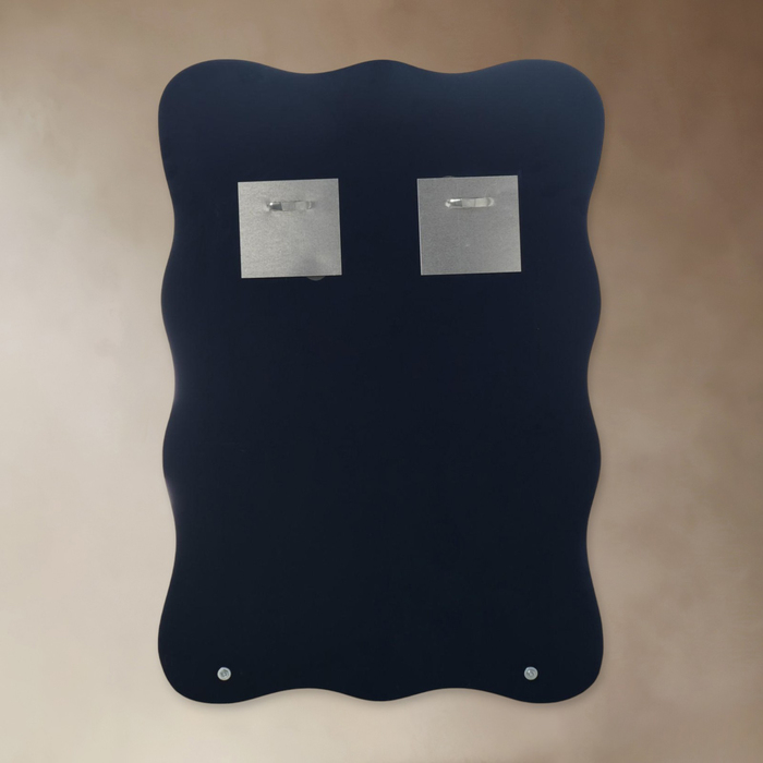 Зеркало &laquo;Облако&raquo;, с пескоструйной графикой, настенное, с полочкой, 40,5&times;60 см