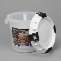 Бочка пищевая, 10 л, горловина 28 см, с герметичной крышкой Бочка пищевая, 10 л, горловина 28 см, с герметичной крышкой