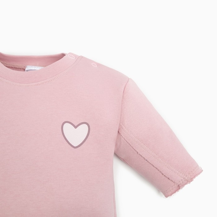 Толстовка Крошка Я Flower, рост 68-74 см, розовый