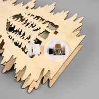 Подвеска световая "Дед Мороз", 13х3x18 см, 6 LED, АААx2 (не в компл.), свечение тёплое белое Подвеска световая "Дед Мороз", 13х3x18 см, 6 LED, АААx2 (не в компл.), свечение тёплое белое