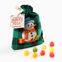 Новый год! Мармелад в мешке &laquo;Счастливого нового года&raquo;, в виде мишек, 50 г.