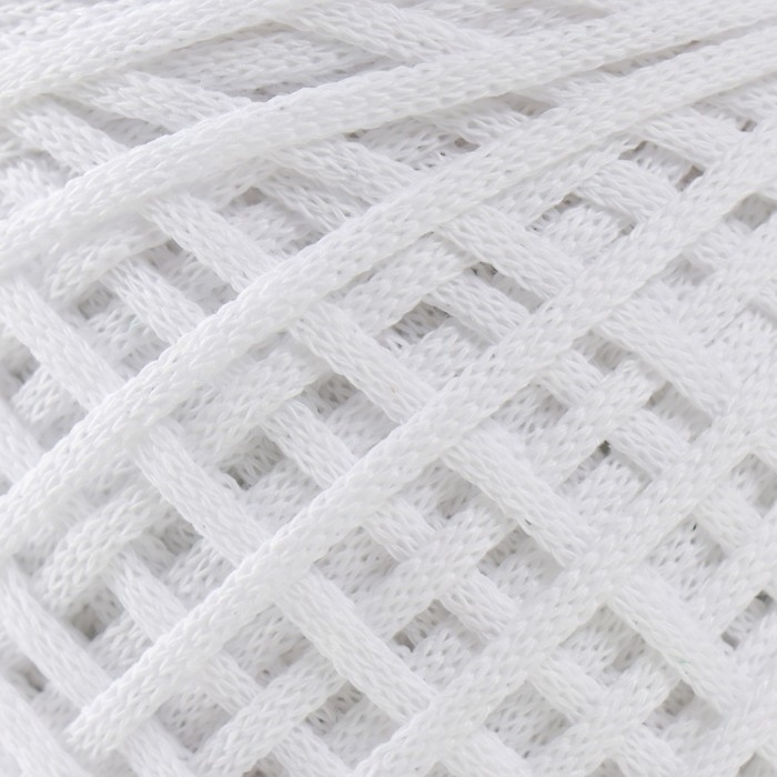 Хлопковый шнур 3 мм 220м/240&plusmn;5 гр Градиент (белый/нефрит)