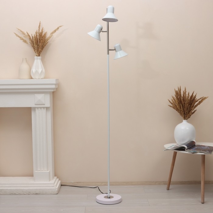 Торшер "Спот" E27 40Вт белый 22х22х173 см