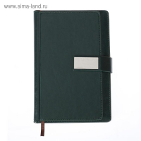 Ежедневник недатированный А5, 100 листов в клетку, с хлястиком, обложка пвх, МИКС