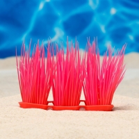 Растение искусственное аквариумное, светящееся, 9 см, красное Растение искусственное аквариумное, светящееся, 9 см, красное