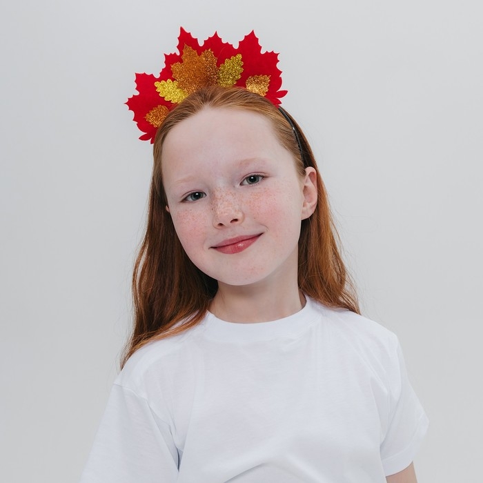 Карнавальный набор &laquo;Осенняя принцесса&raquo;: юбка и ободок