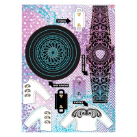 Кукла-модель шарнирная &laquo;Кэтти&raquo; с набором для создания одежды &laquo;Я модельер&raquo;, МИКС