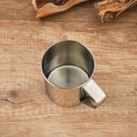 Кружка из нержавеющей стали Доляна &laquo;Индия&raquo;, 330 мл, d=7,8 см