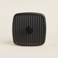 Крышка - пресс чугунная SL Home, 23&times;23&times;5,5 см, цвет чёрный