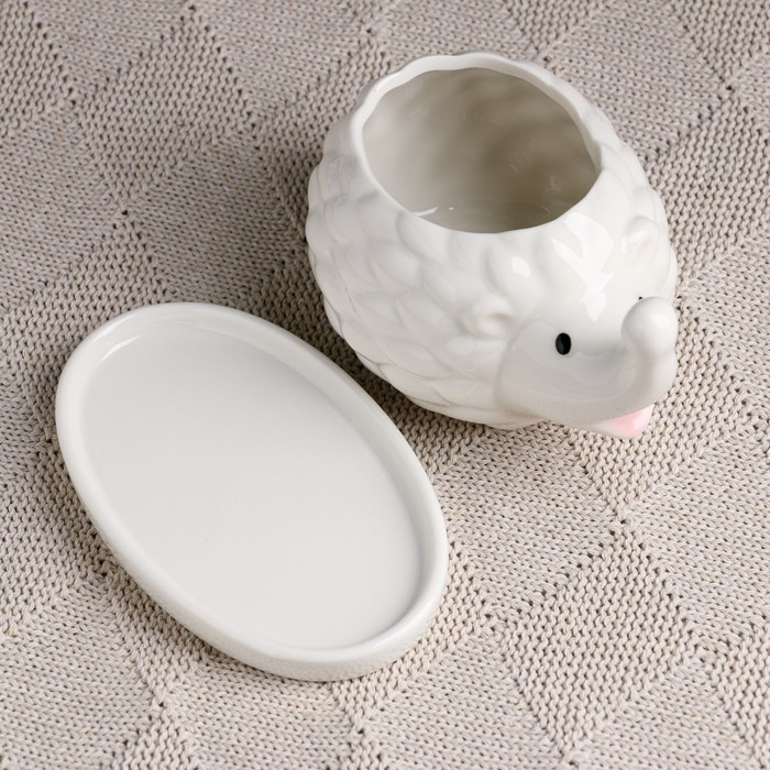 Горшок "Ежик кверху носик" 13х8,5х8см