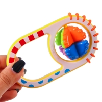 Погремушка &laquo;Фактурная ручка&raquo;, цвет МИКС, Крошка Я