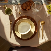 Скатерть Этель Kitchen 150х110 см, цвет бежевый, 100% хл, саржа 220 г/м2 Скатерть Этель Kitchen 150х110 см, цвет бежевый, 100% хл, саржа 220 г/м2