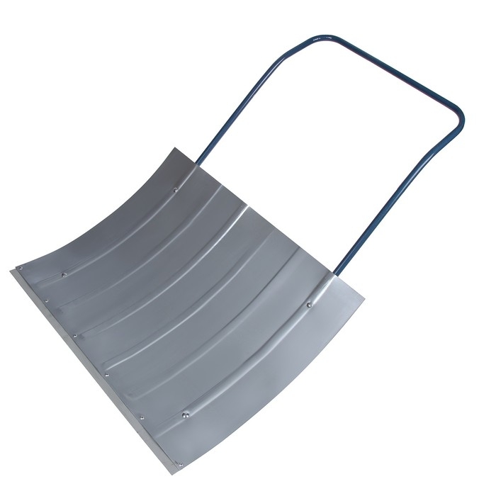 Движок для уборки снега, оцинкованный ковш 600 &times; 750 мм, металлическая планка, металлическая ручка цвет МИКС