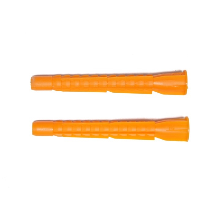 Дюбель "ТУНДРА", универсальный, с бортом, полипропиленовый, 8x72 мм, 500 шт