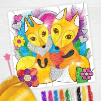 Набор для творчества. Фреска песком &laquo;Рыжее счастье&raquo;