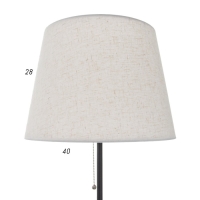 Торшер 19073/1 E27 40Вт черный 40х26х170 см