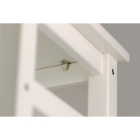 Табурет №1, 330х330х450, до 130 кг, массив Берёзы, Белый Табурет №1, 330х330х450, до 130 кг, массив Берёзы, Белый