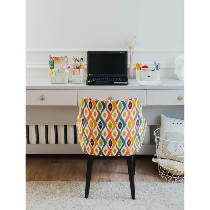 Органайзер &laquo;Вязание&raquo;, 5 секций, цвет белый ротанг