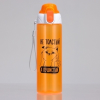 Бутылка для воды &laquo;Пушистый&raquo;, 600 мл