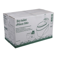 Биотуалет торфяной, 44 л, с ведром, торфом, вентиляцией и дренажом, &laquo;Piteco&raquo;